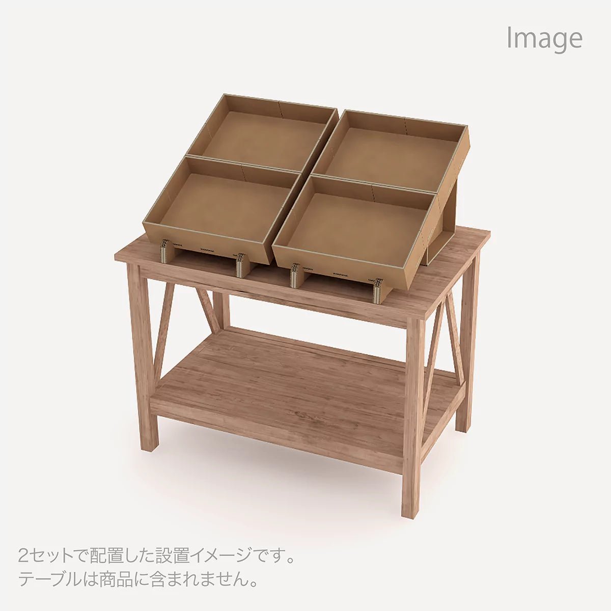 軽量・コンパクトでBOX付き!エコなマルシェスタンド|サンジェルマン 軽量・コンパクトでBOX付き!エコなマルシェスタンド|サンジェルマン